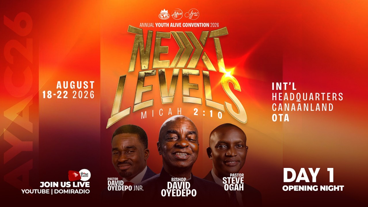 AYAC2026: ANNUAL YOUTH ALIVE CONVENTION '26 | OPENING NIGHT | 18 AUGUST 2026 | FAITH TABERNACLE OTA cover art