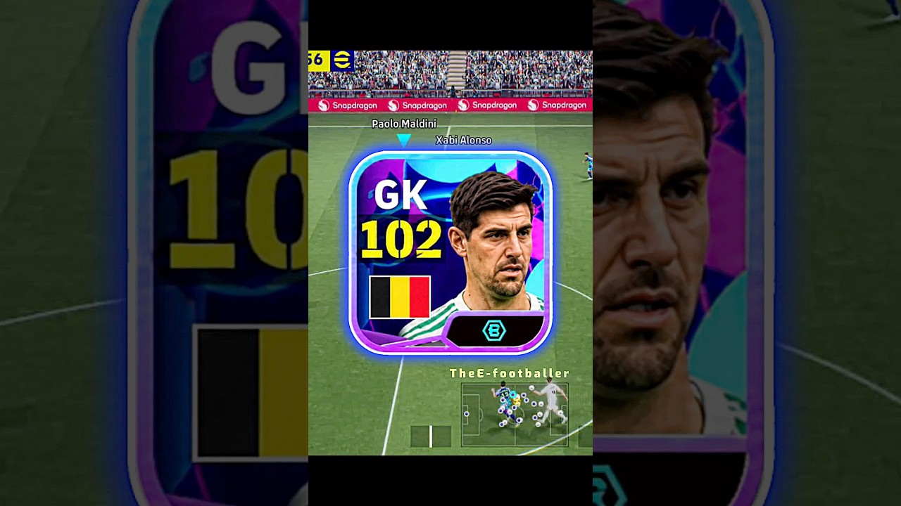 Ambassador Pack Courtois Crazy Reflex ๐ฅ๐#efootball #efootballmobile #pes #shorts cover art