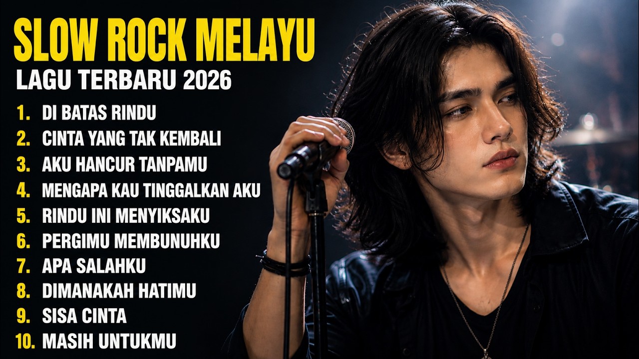SLOW ROCK MELAYU TERBAIK 2026 / Full Album Lagu Malaysia Paling Menyayat Hati cover art