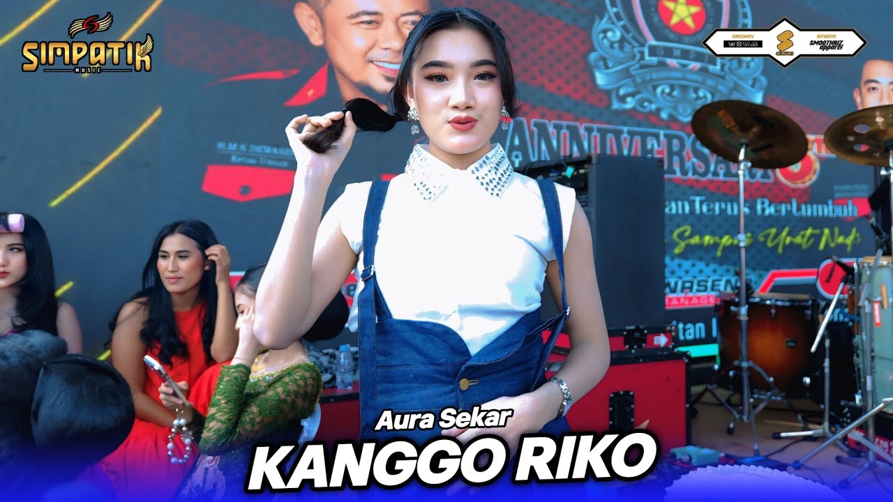 KANGGO RIKO - AURA SEKAR - LIVE GMPI KARAWANG - SIMPATIK MUSIC cover art