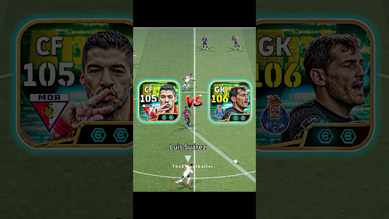 New Epic Casillas vs Blitz Curler Suarez | #efootball #efootballmobile #pes #shorts cover art
