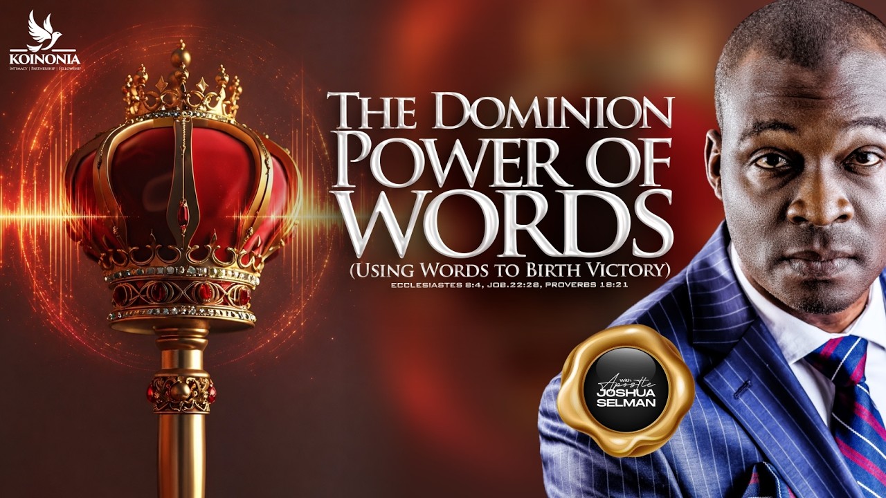 THE DOMINION POWER OF WORDS (USING WORDS TO BIRTH VICTORY) WITH APOSTLE JOSHUA SELMAN ||16|08|2026|| cover art