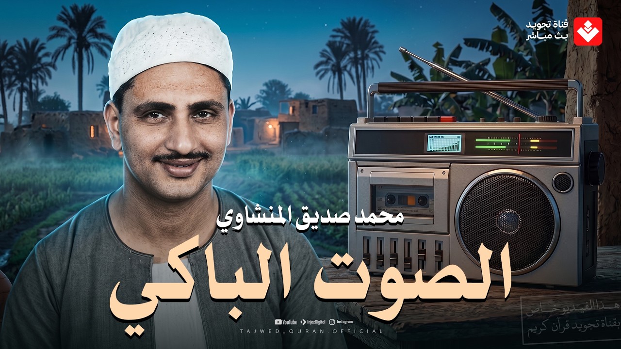 التلاوة الخالدة التي أبكت الملايين حول العالم للشيخ المنشاوي رحمه الله cover art