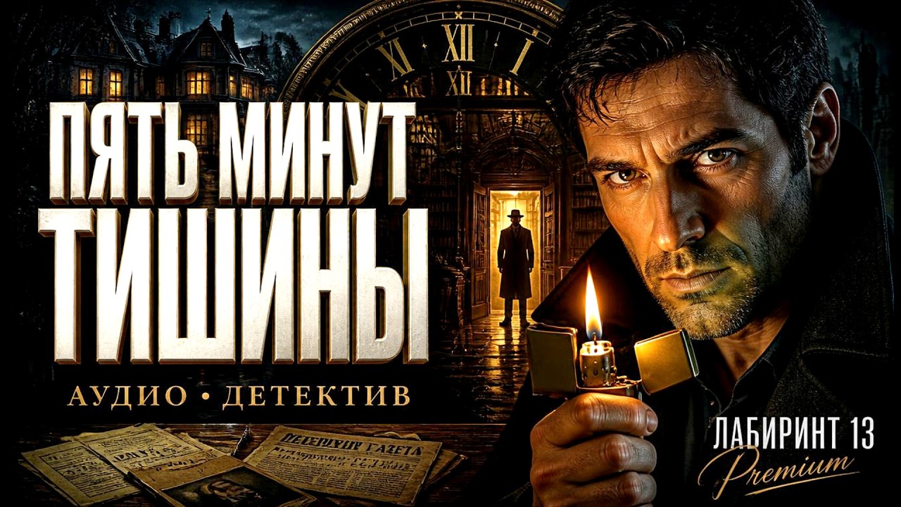 Пять минут тишины. 🕵️u200d♀️ Детектив #аудио #тайна #аудиокнига #2026 #лабиринт13 cover art