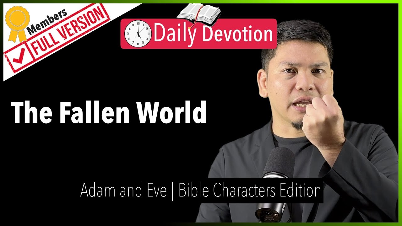 The Fallen World - Adam and Eve - Genesis 3:21-24- 365 Daily Devotions cover art