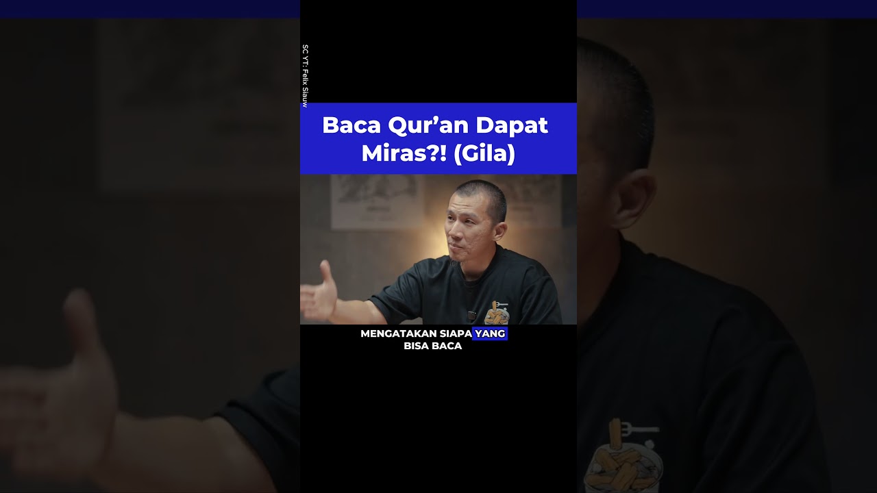 GILA Baca Qur’an Dapat Miras ! #felixsiauw #yntv #yukngaji #miras #surahaddhuha #agama #penistaan cover art