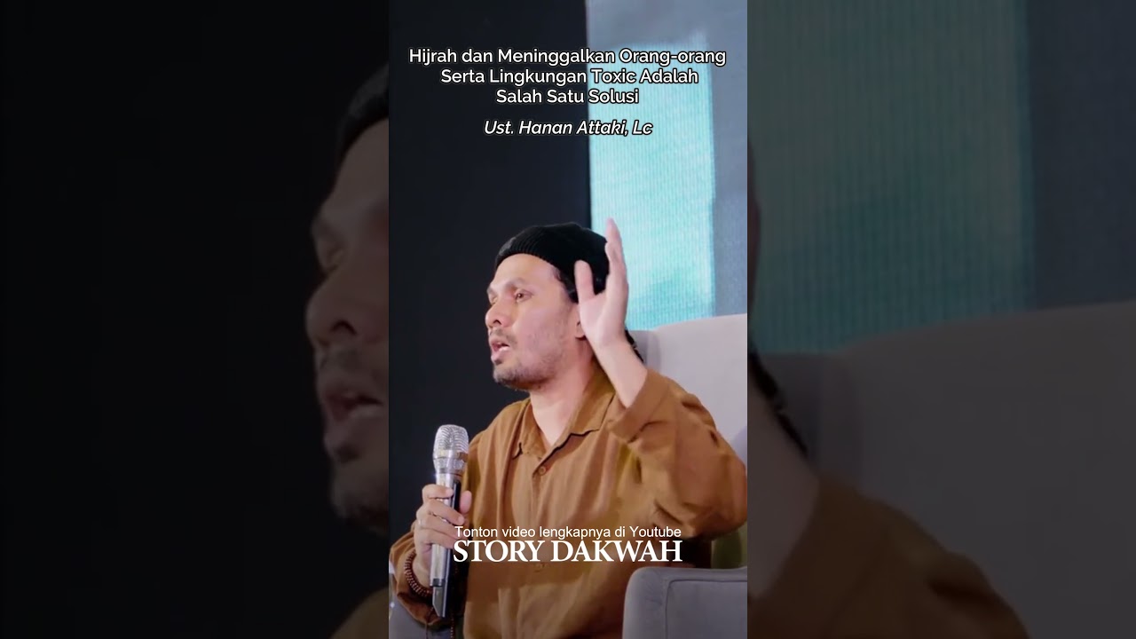Hijrah dan Meninggalkan Orang-orang Serta Lingkungan Toxic Adalah Solusi #shorts #ustadzhananattaki cover art