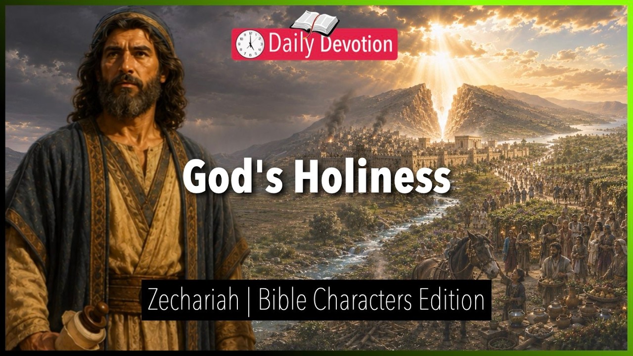 August 14: God's Holiness - Zechariah - Zechariah 14 - 365 Daily Devotions cover art