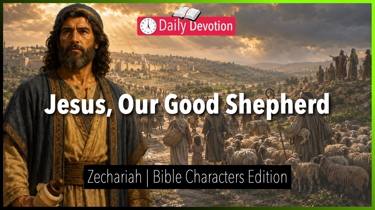 August 13: Jesus, Our Good Shepherd - Zechariah - Zechariah 10 - 365 Daily Devotions cover art