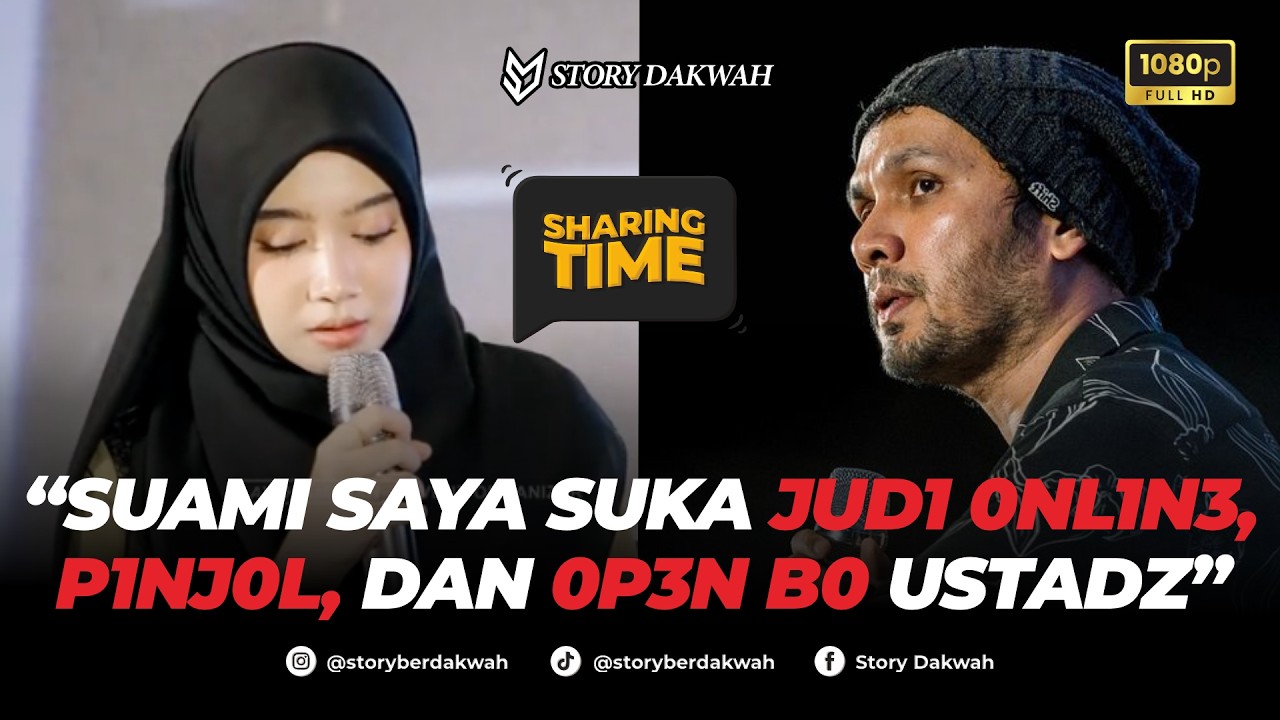 ‼️MIRIS, Curhat Suami Suka JUD1 0NL1N3, P1NJ0L, 0P3N B0, Punya Mertua Buruk‼️- Ust. Hanan Attaki, Lc cover art