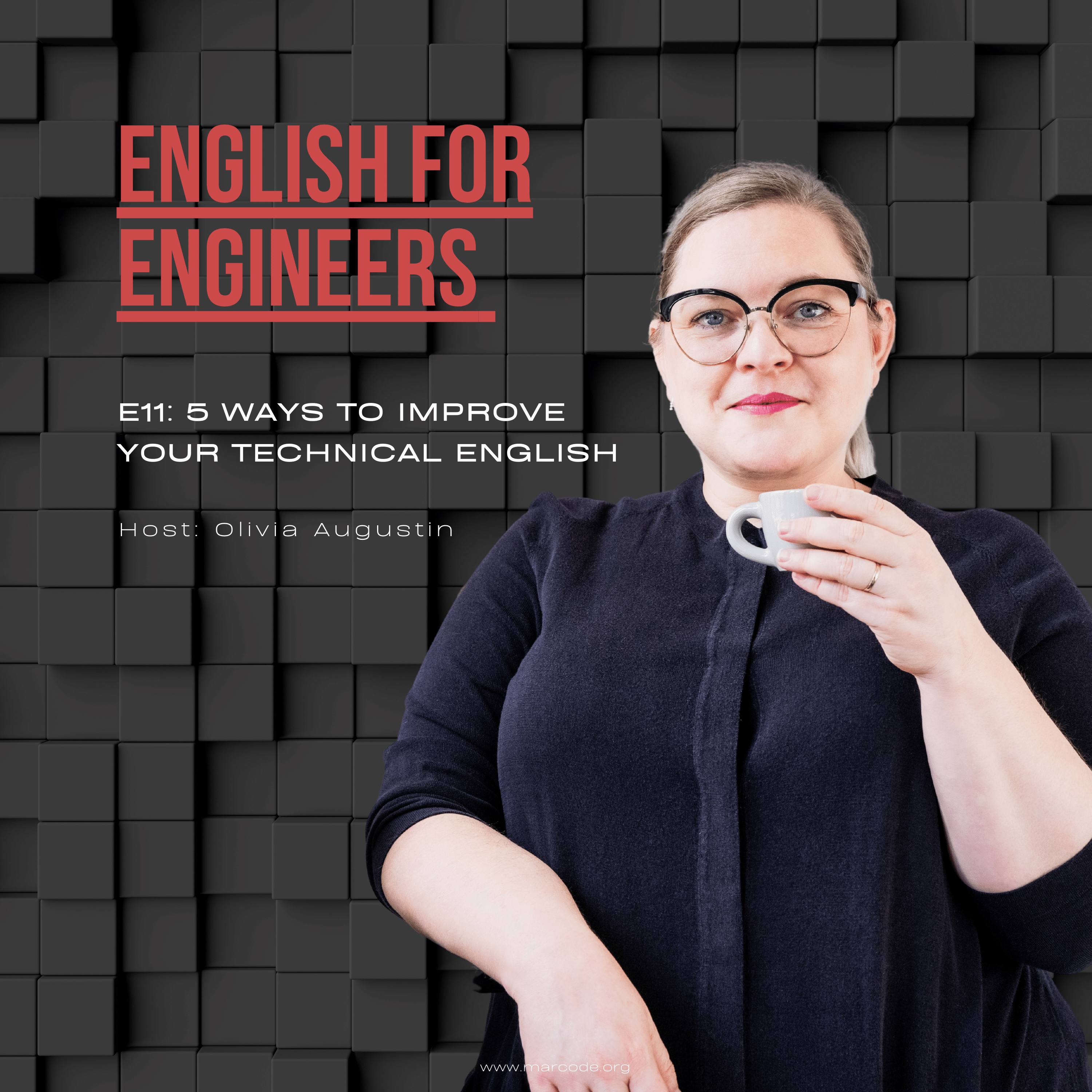 E11: 5 Strategies to Improve Your Technical English cover art