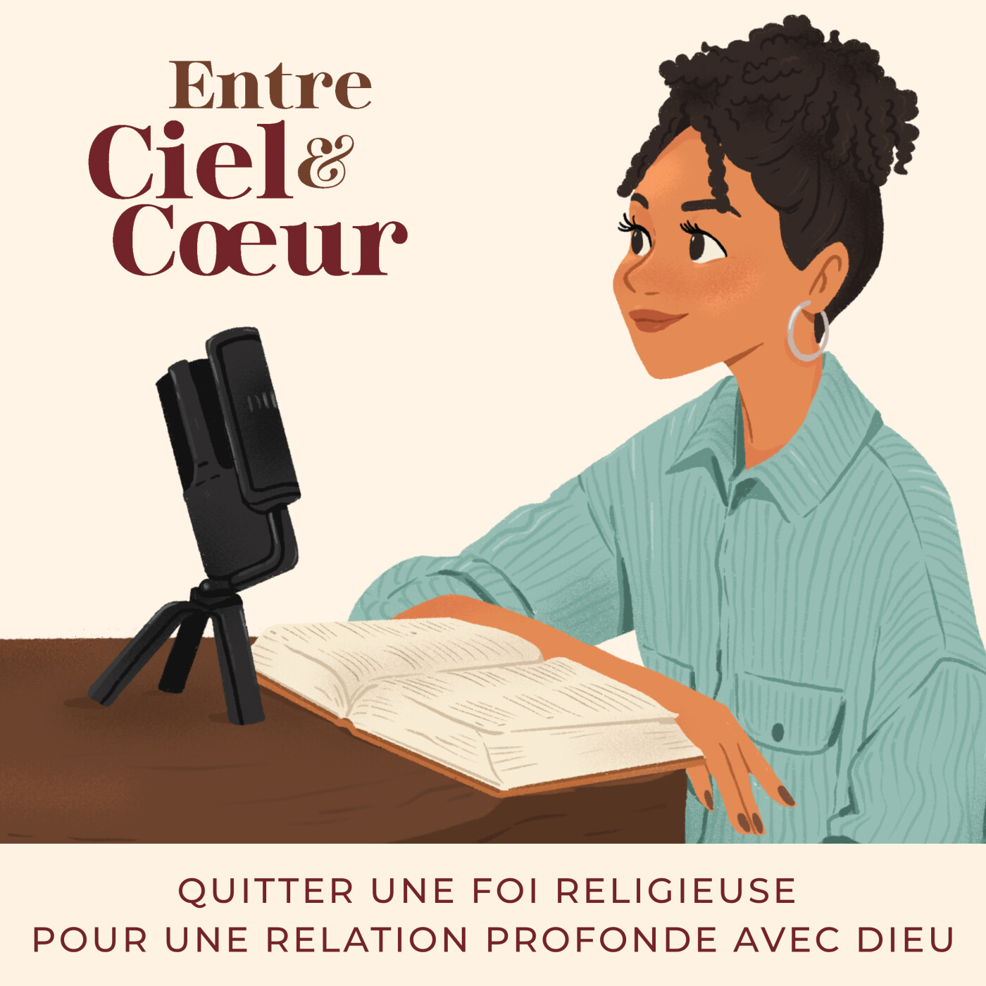 Entre Ciel et Coeur - Quitter une foi religieuse pour une relation profonde avec Dieu cover art