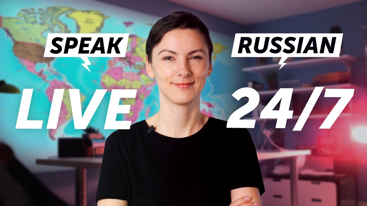 Speak Russian 24/7 with RussianPod101 TV 🔴 Live 24/7 cover art