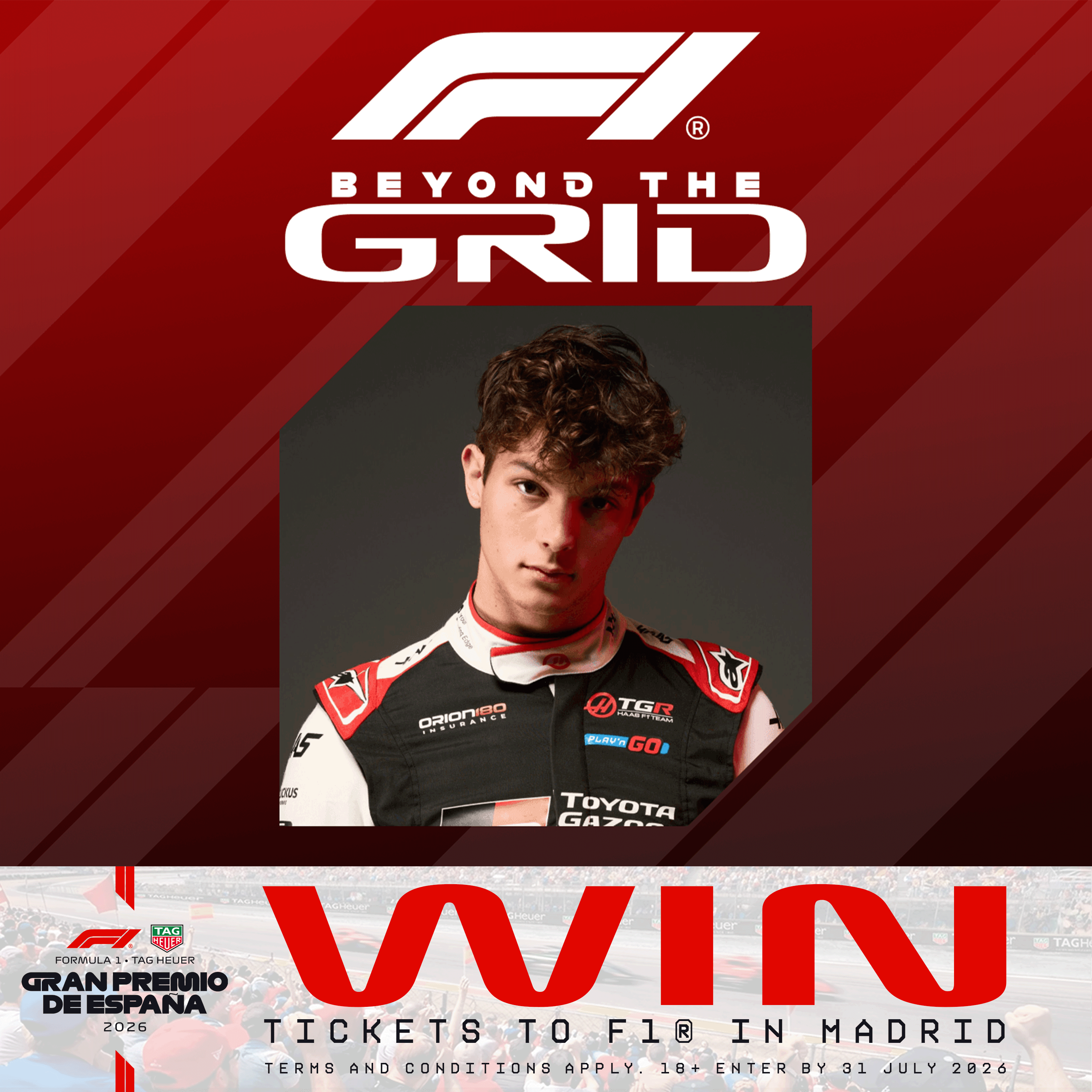 Ollie Bearman: High hopes with Haas + Ferrari cover art