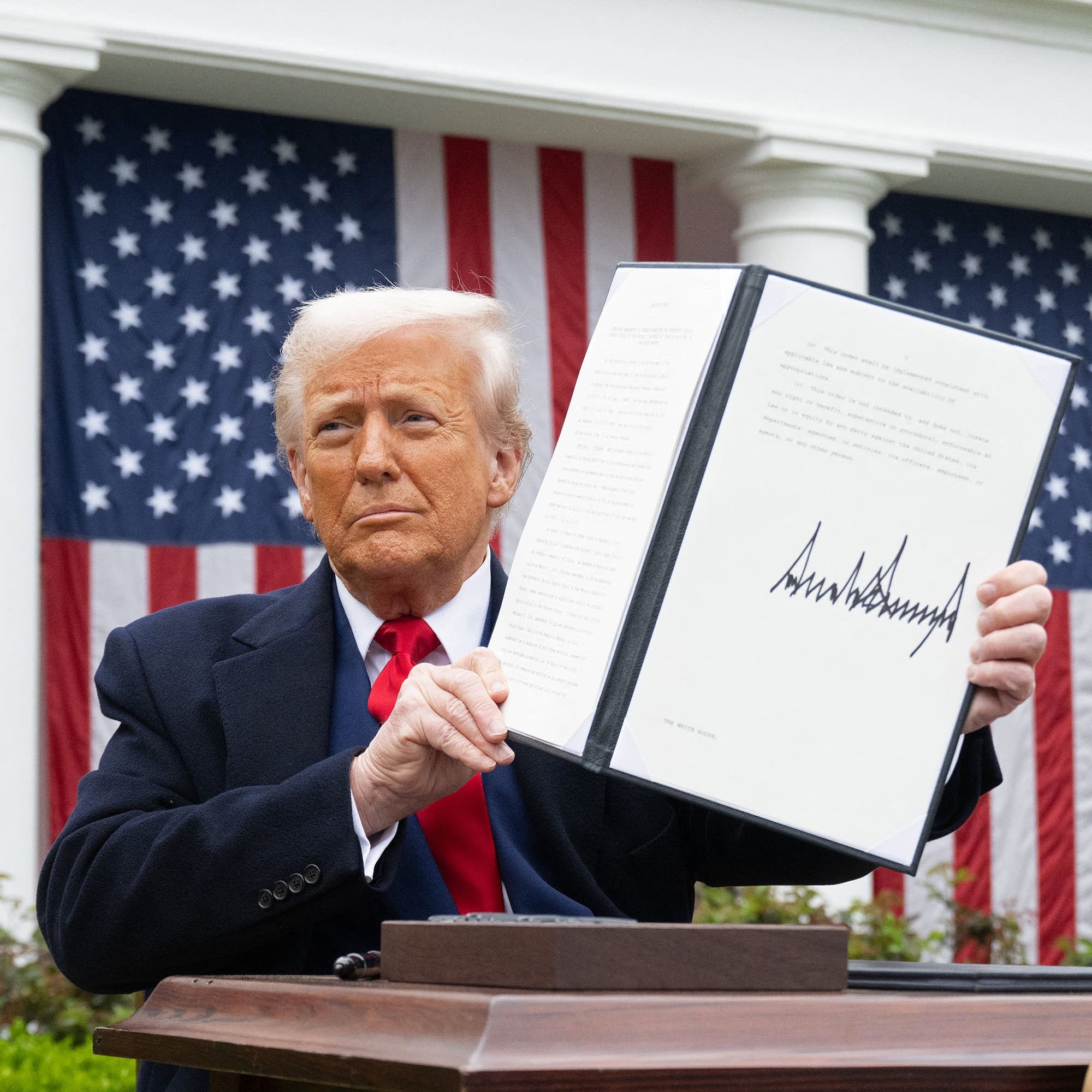 One wild year of Trump's tariffs cover art