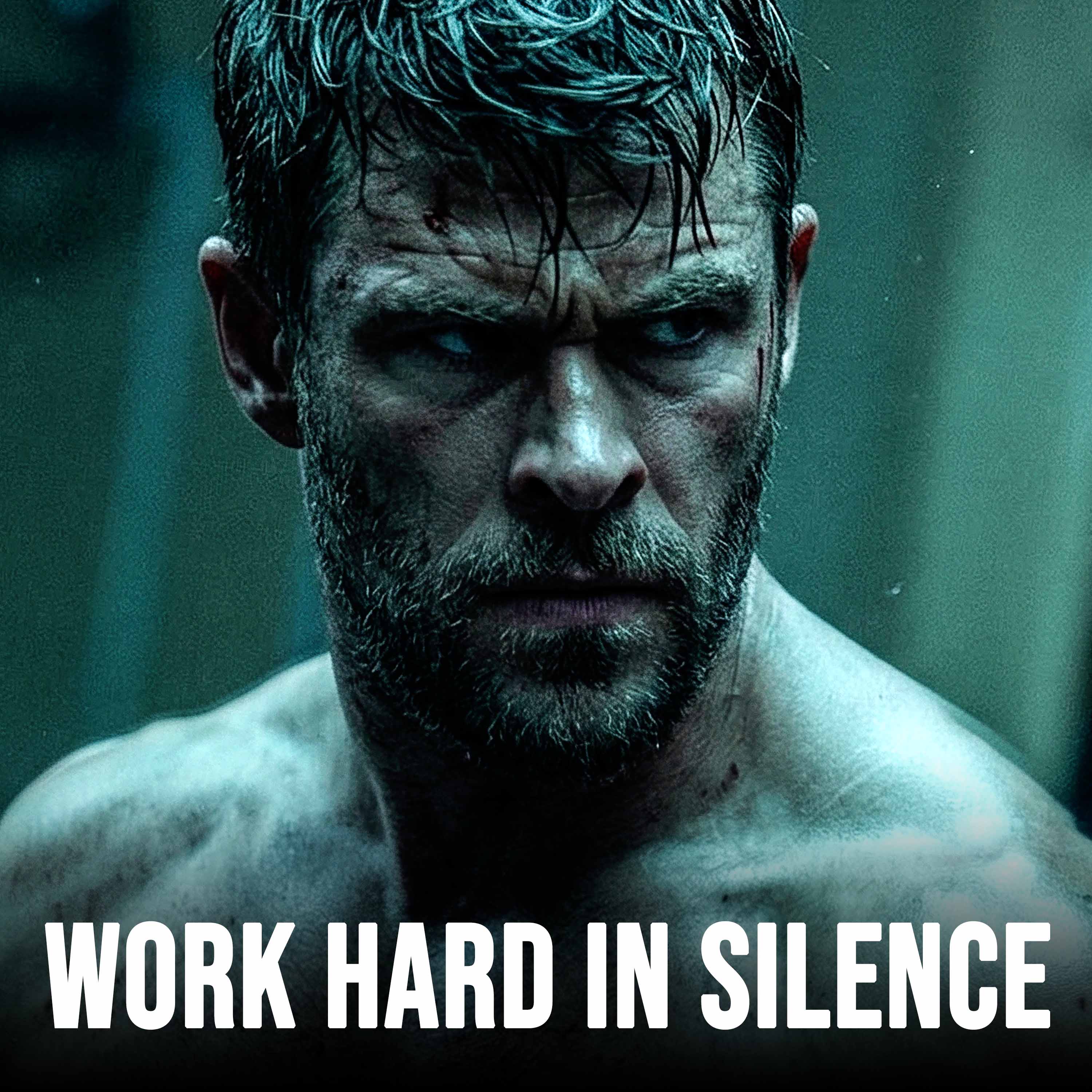 WORK HARD IN SILENCE cover art