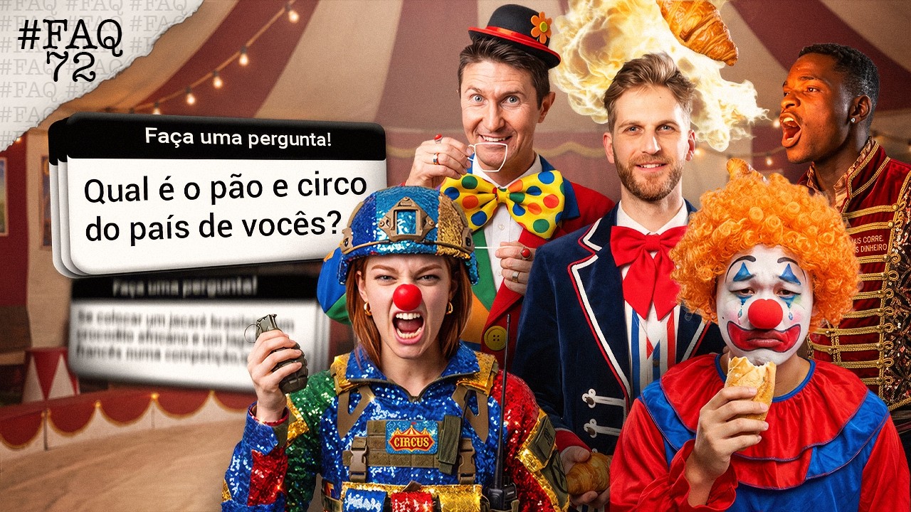 #FAQ #72 | O CHINÊS NÃO ENTENDE O PÃO E CIRCO! | #3CONTINENTES cover art