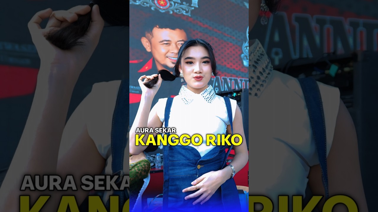 Kanggo riko - aura sekar - sudah tayang di channel simpatik music official cover art