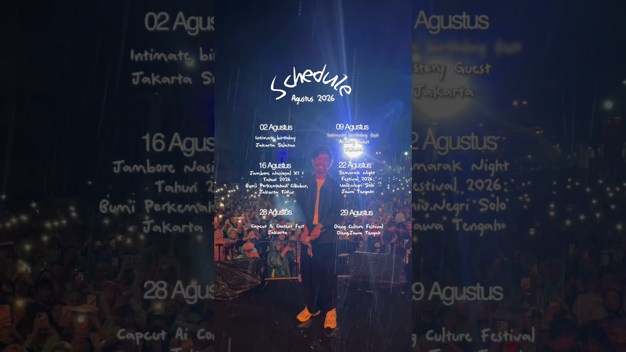 Schedule ku di bulan Agustus cover art
