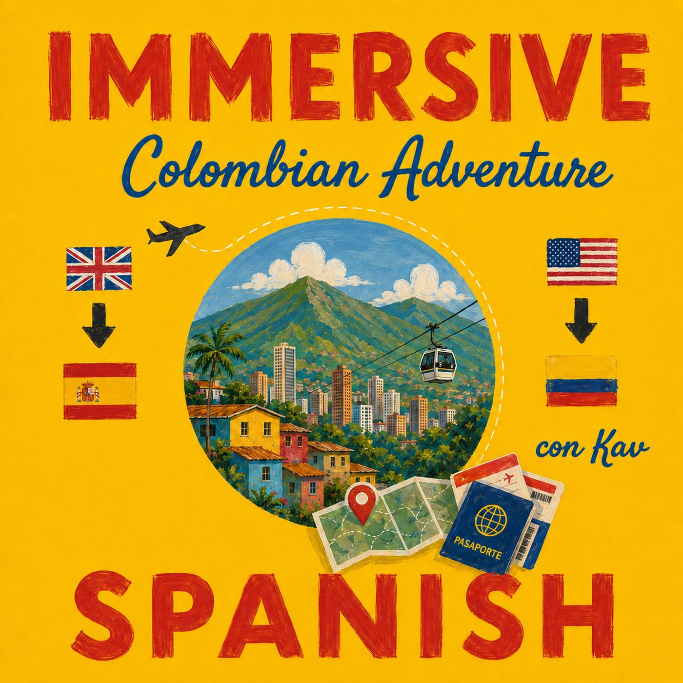Immersive Spanish - Colombia Adventure - Episode 5 - Medellín Rooftop Bar cover art