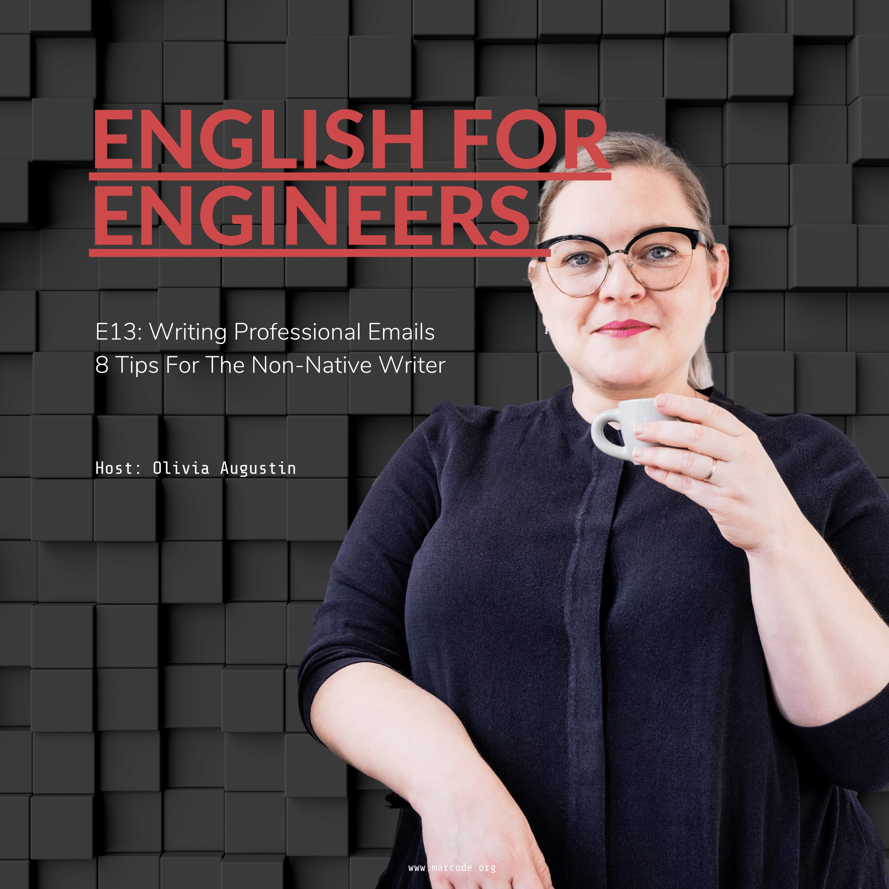 E13: 8 tips for writing English work emails as a non-native writer cover art