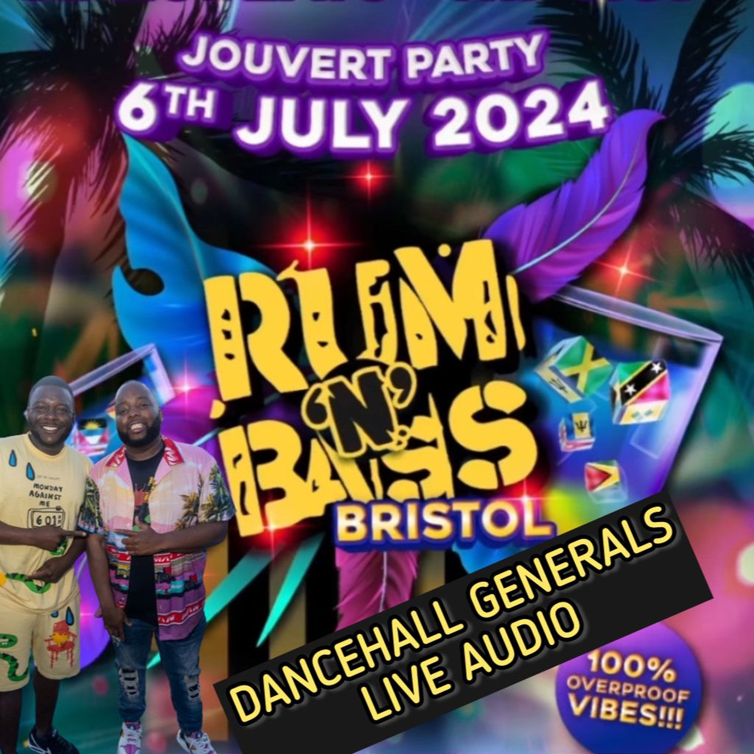 Dancehall Generals live @ Rum n Bass Bristol July 2024 Bashment/Afro cover art