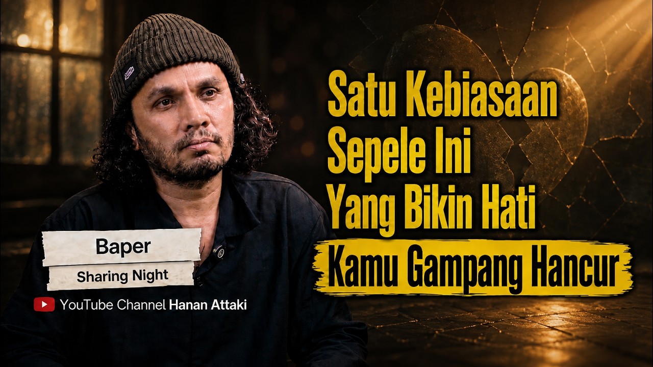 Satu Kebiasaan sepele ini sering bikin hatimu gampang hancur - Baper [Sharing Night] Hanan Attaki cover art