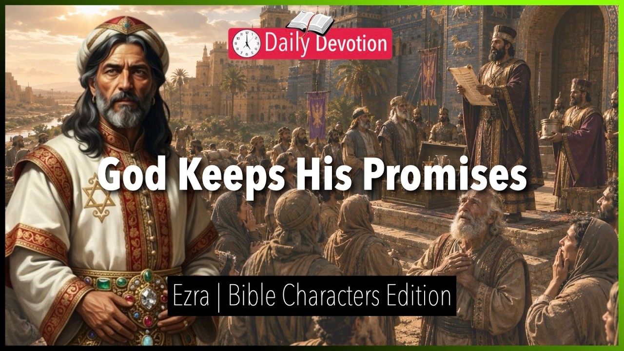 August 21: God Keeps His Promises - Ezra - Ezra 1- 365 Daily Devotions cover art
