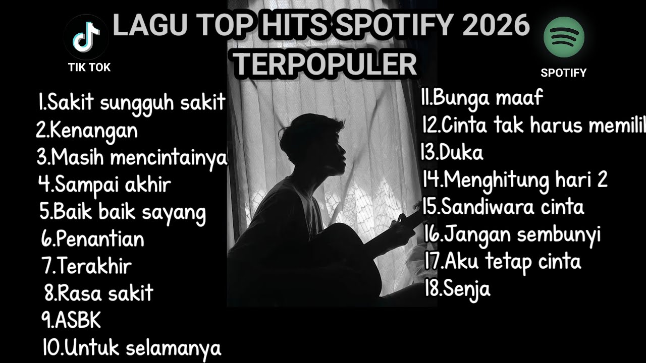 LAGU TOP HITS SPOTIFY 2026 TERPOPULER LIRIK LAGU VIRAL TIK TOK || kumpulan lagu pop galau 2026 cover art