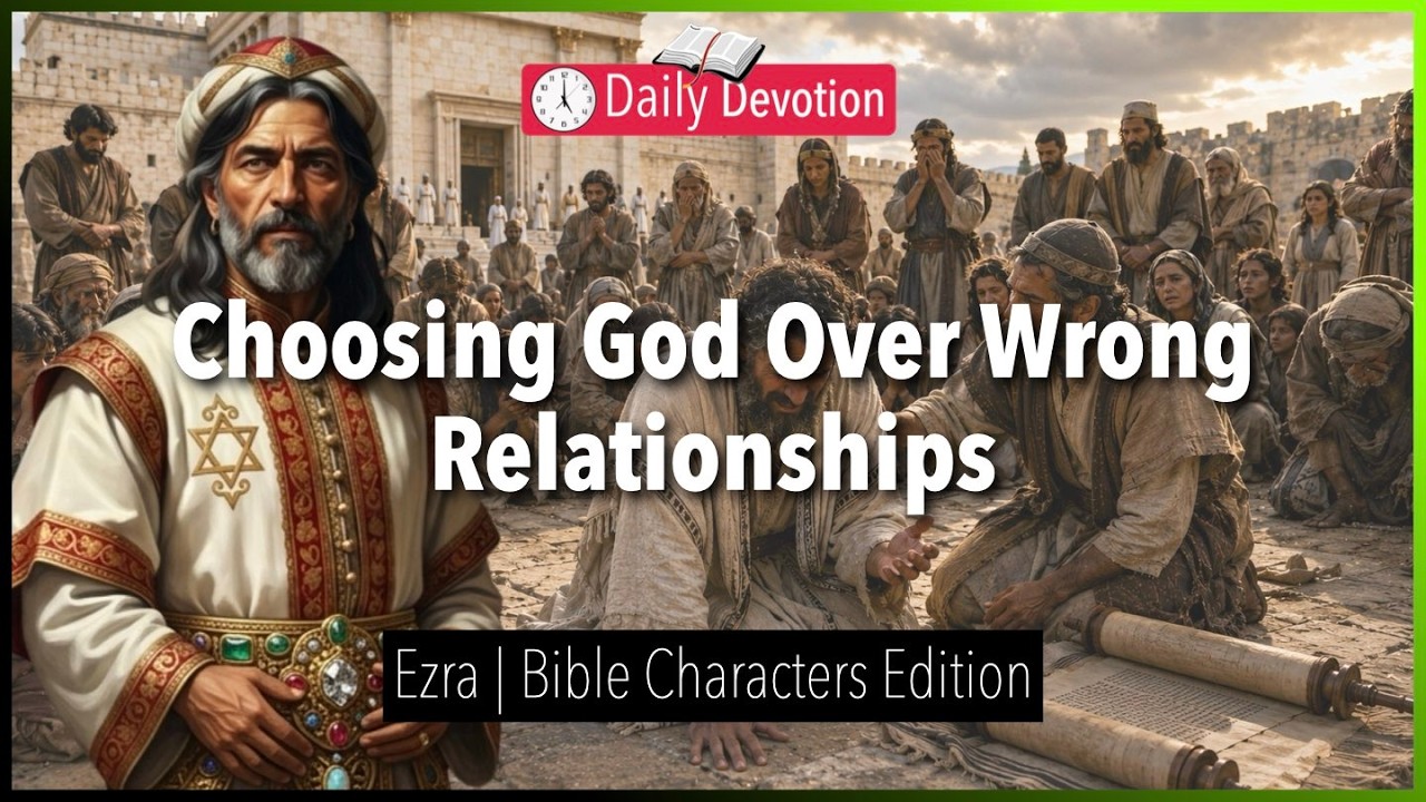 August 24: Choosing God Over Wrong Relationships - Ezra - Ezra 10:1-3- 365 Daily Devotions cover art