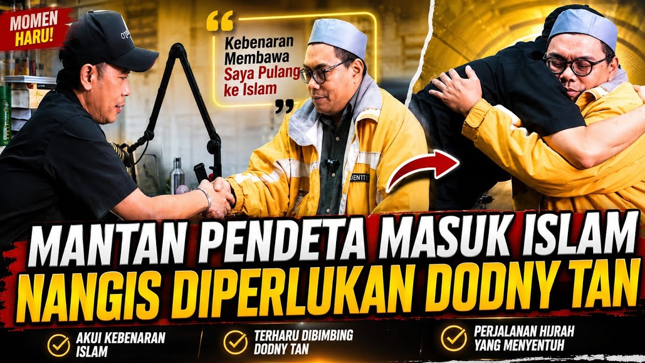 MANTAN PENDETA GBI YANG MURTAD DARI ISLAM KEMBALI SYAHADAT NANGIS DIPERLUKAN DODNY TAN cover art