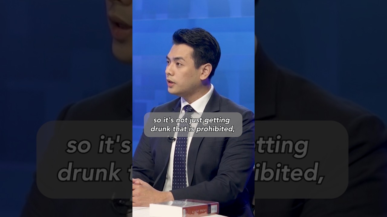 “It’s not just getting drunk that is prohibited.” cover art