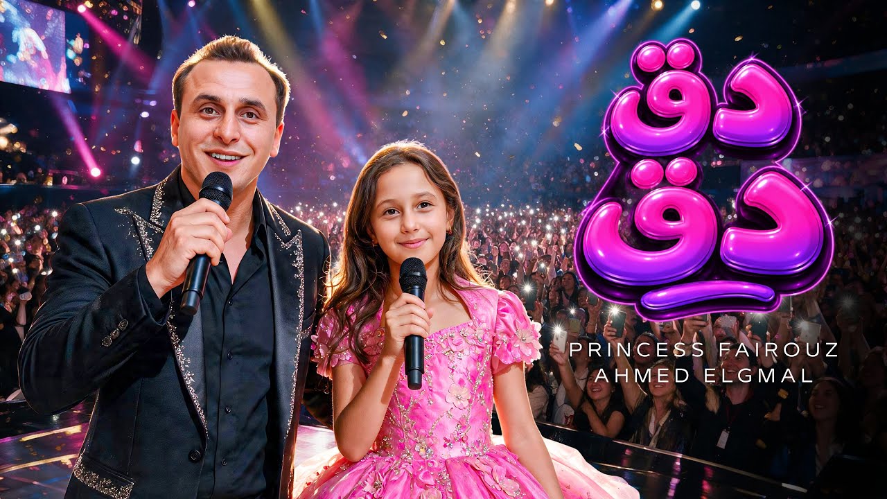 كليب دق دق - مستر أحمد و الاميرة فيروز - Clip Daq Daq - Mr. Ahmed and Princess Fayrouz -2023 cover art