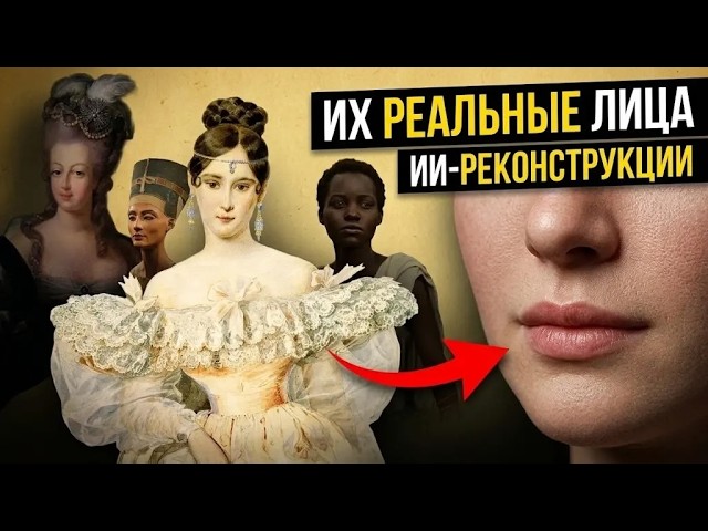 Как на самом деле выглядели 5 самых красивых женщин прошлого? Ответ ИИ, который Вас шокирует! cover art