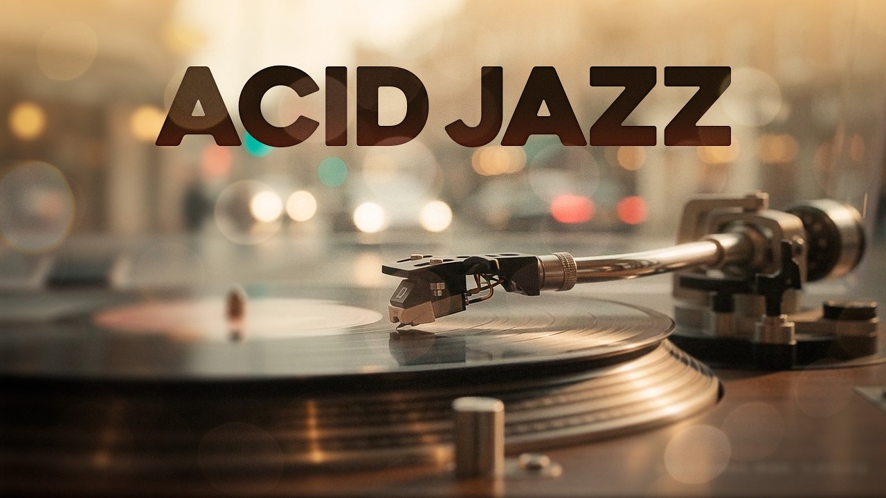 Vinyl Groove: Acid Jazz & Chill Beats – Cafe & Bar Mood cover art