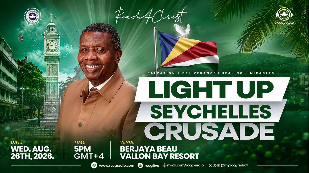 RCCG AUGUST 26th 2026 | JESUS ARENA CHURCH DEDICATION SEYCHELLES cover art
