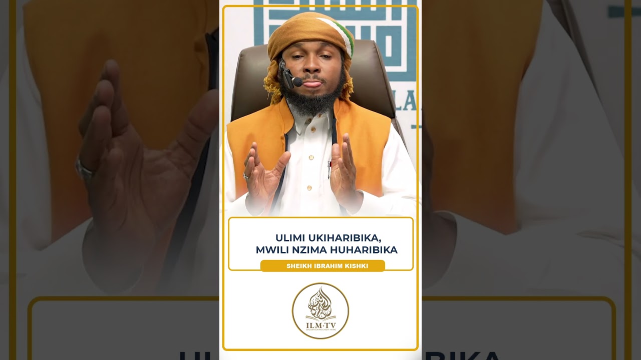 Ulimi Ukiharibika Mwili Nzima Huharibika || Sheikh Ibrahim Kishki cover art