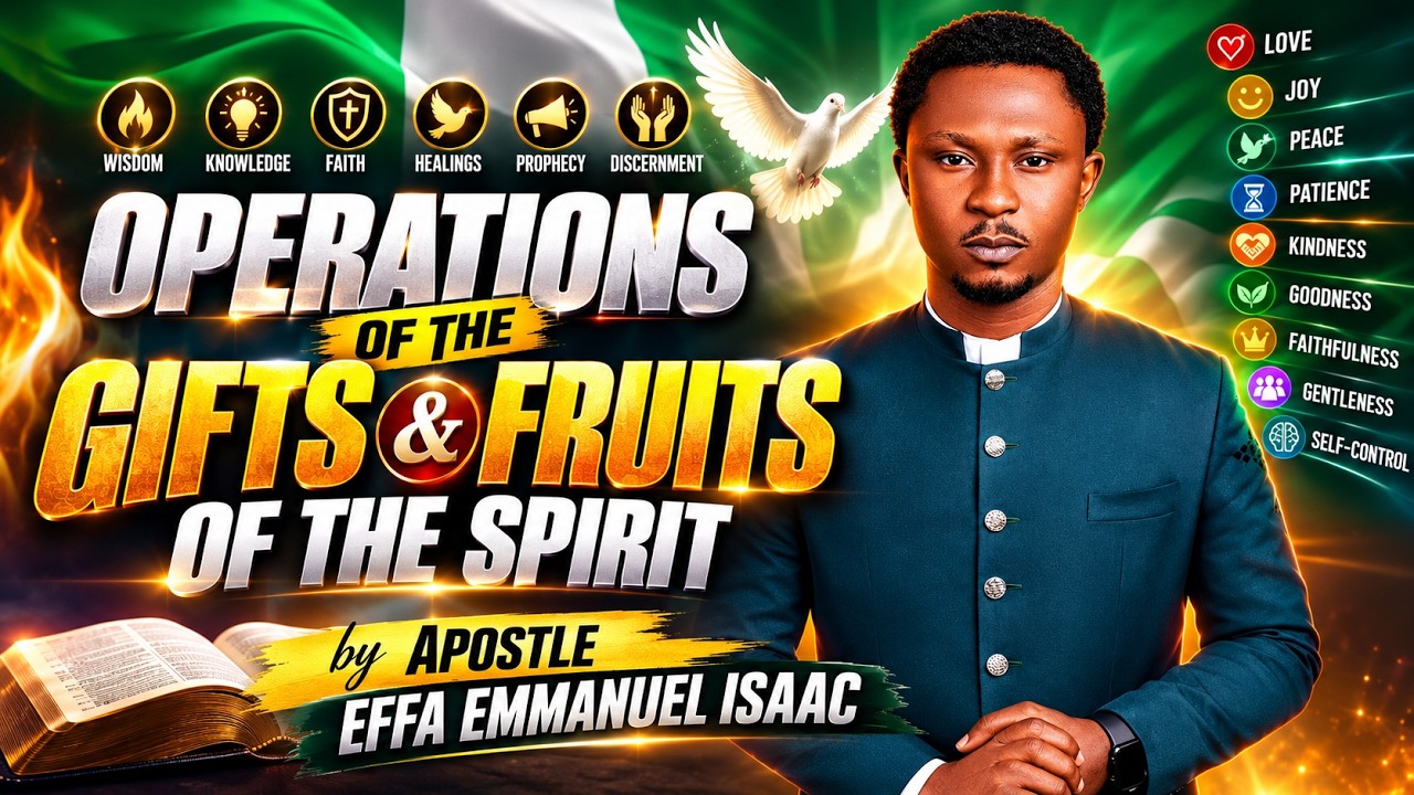 OPERATIONS OF THE GIFTS AND FRUITS OF THE SPIRIT - APOSTLE EFFA EMMANUEL ISAAC cover art
