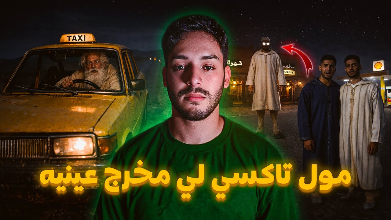 مول الطاكسي لي مخرج عينيه و حقيقة الجن المسلم فالمغرب 😱🔥 (قصة حيّرات المغاربة) cover art