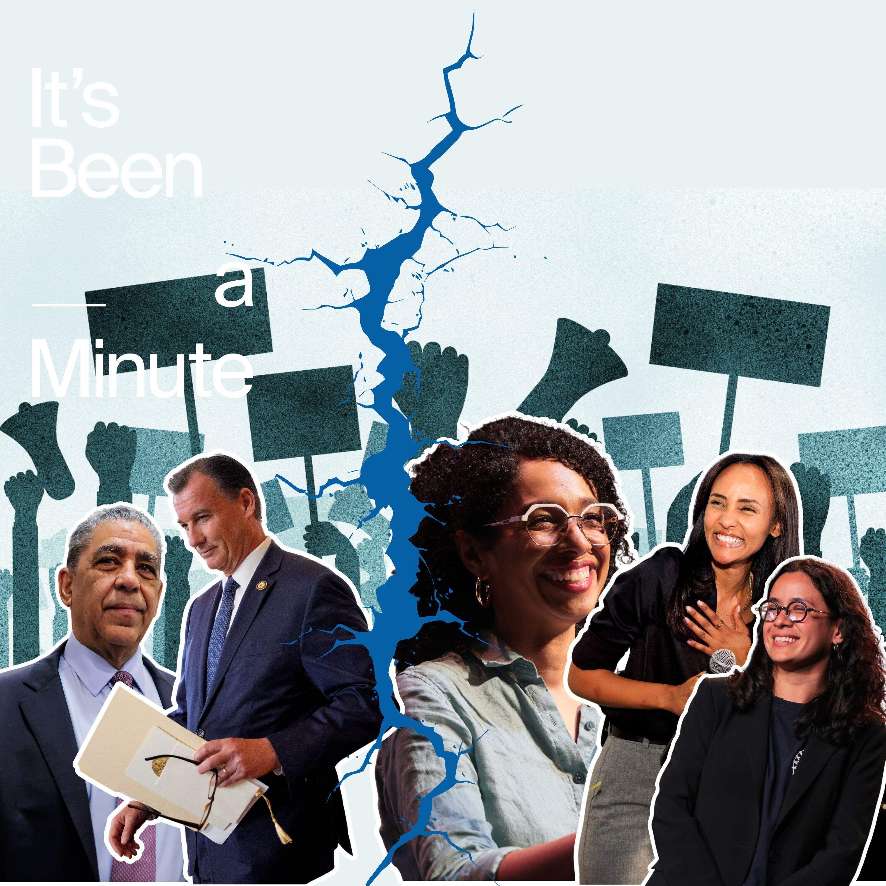 The DSA vs. establishment Democrats cover art