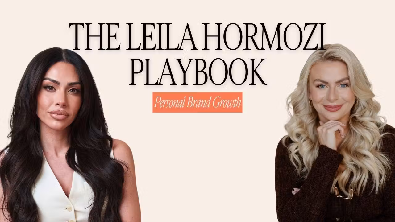 Ep 489: These Two AI Tools Can Supercharge Your Personal Brand Growth - The Leila Hormozi Playbook cover art
