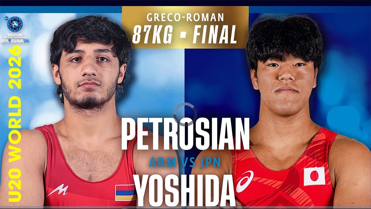 💪💪 🇦🇲💥🇯🇵 Iurik PETROSIAN vs Taizo YOSHIDA | U20 WORLD CHAMPIONSHIPS 2026 | Gold Medal | GR 87Kg