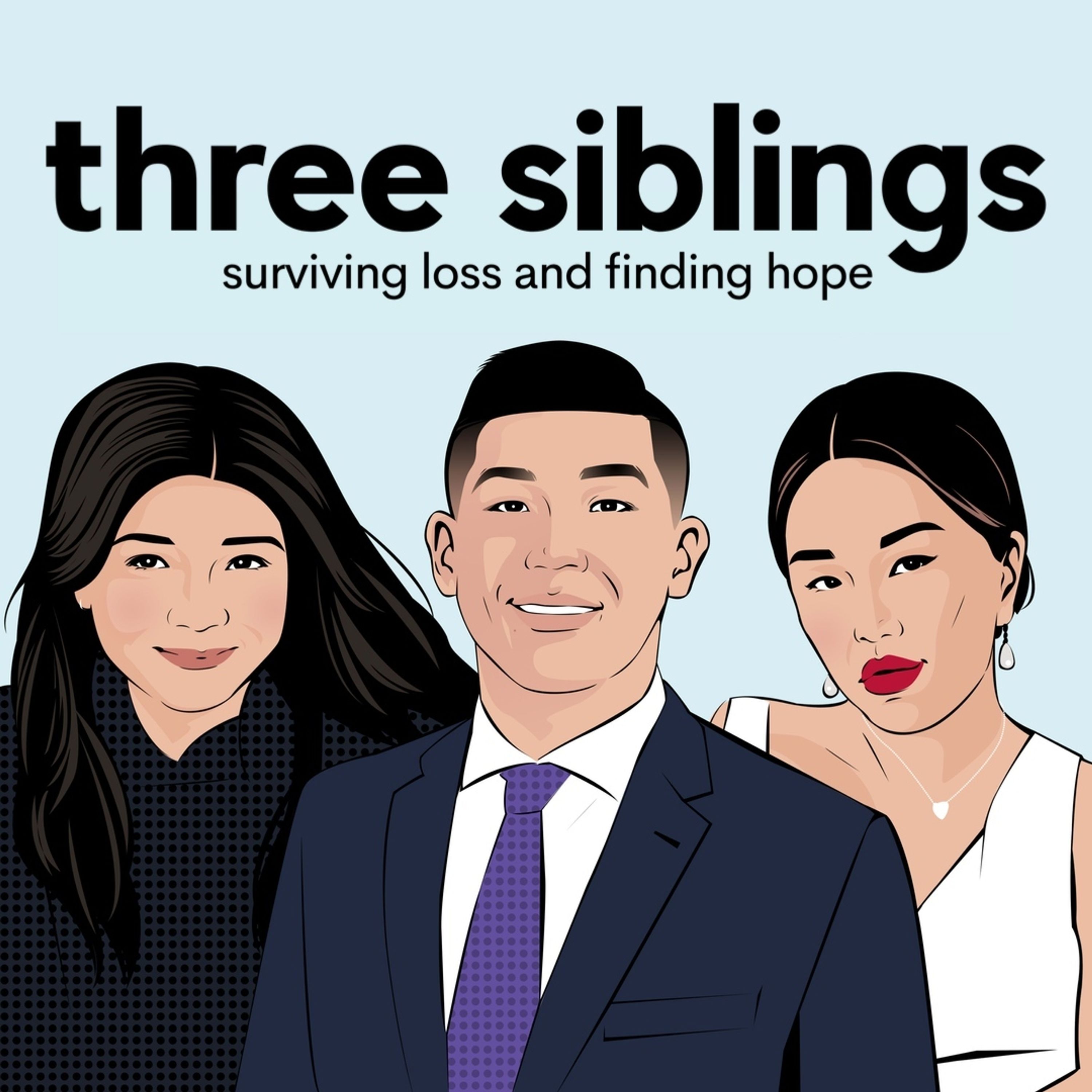 three siblings: surviving loss and finding hope cover art