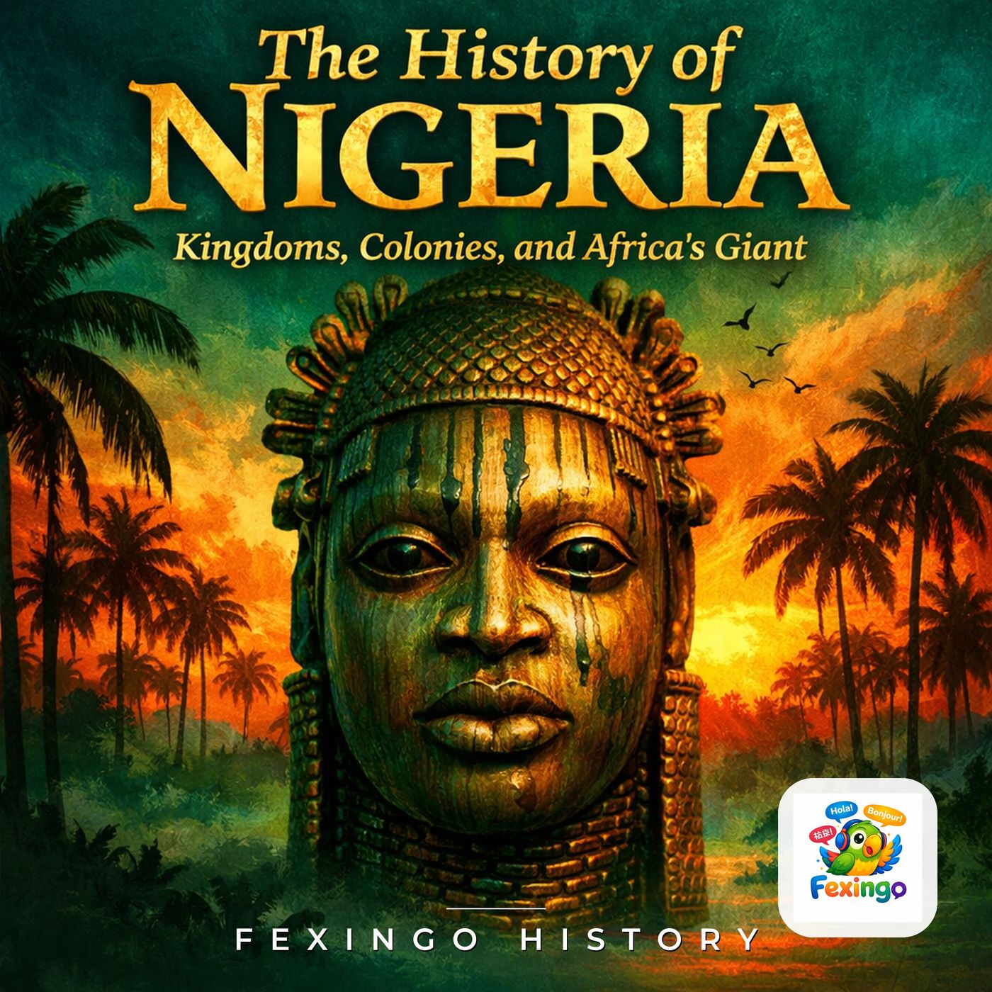 The History of Nigeria: Kingdoms, Colonies, and Africa's Giant — Fexingo History cover art