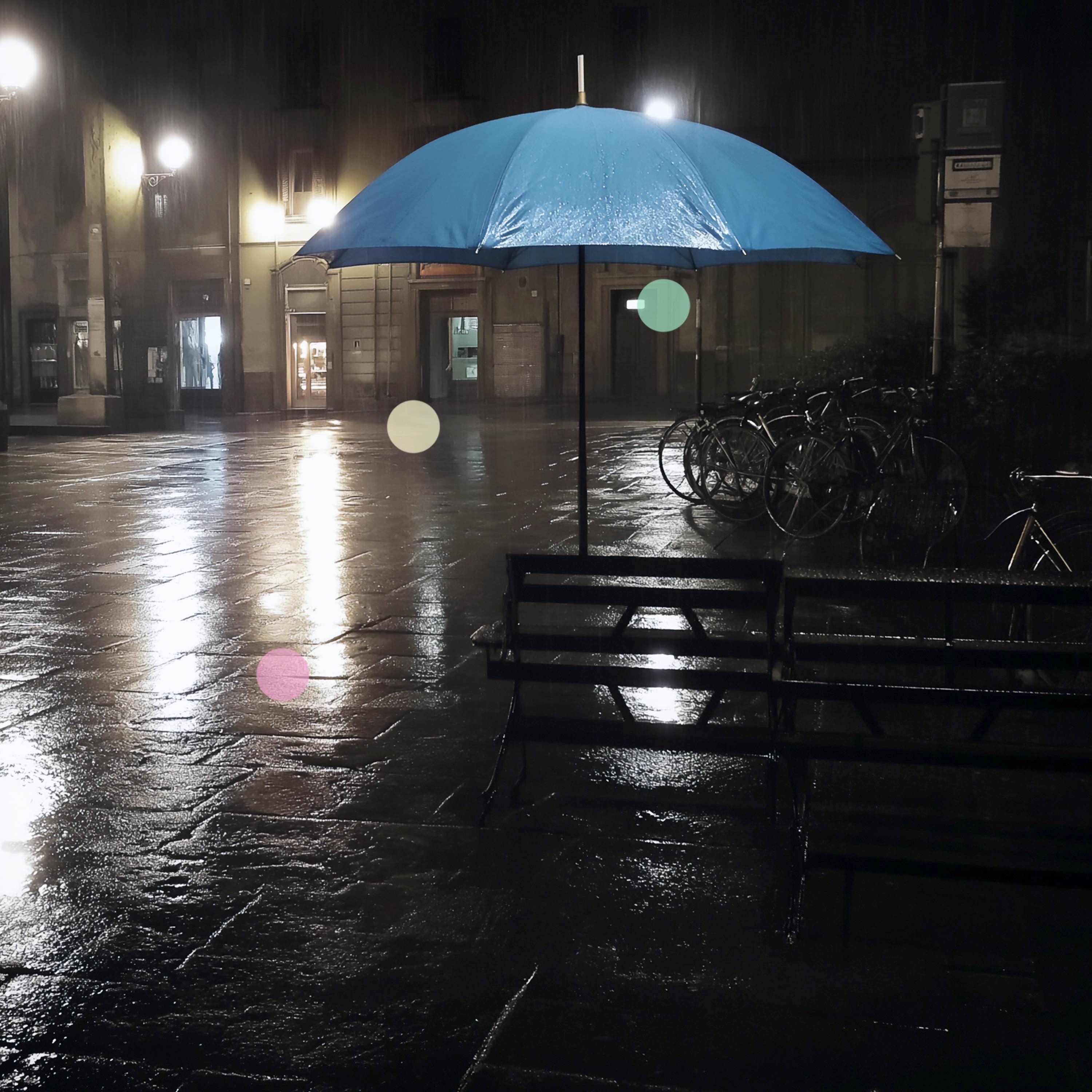 Pluie sous un parapluie | Pluie légère et régulière cover art