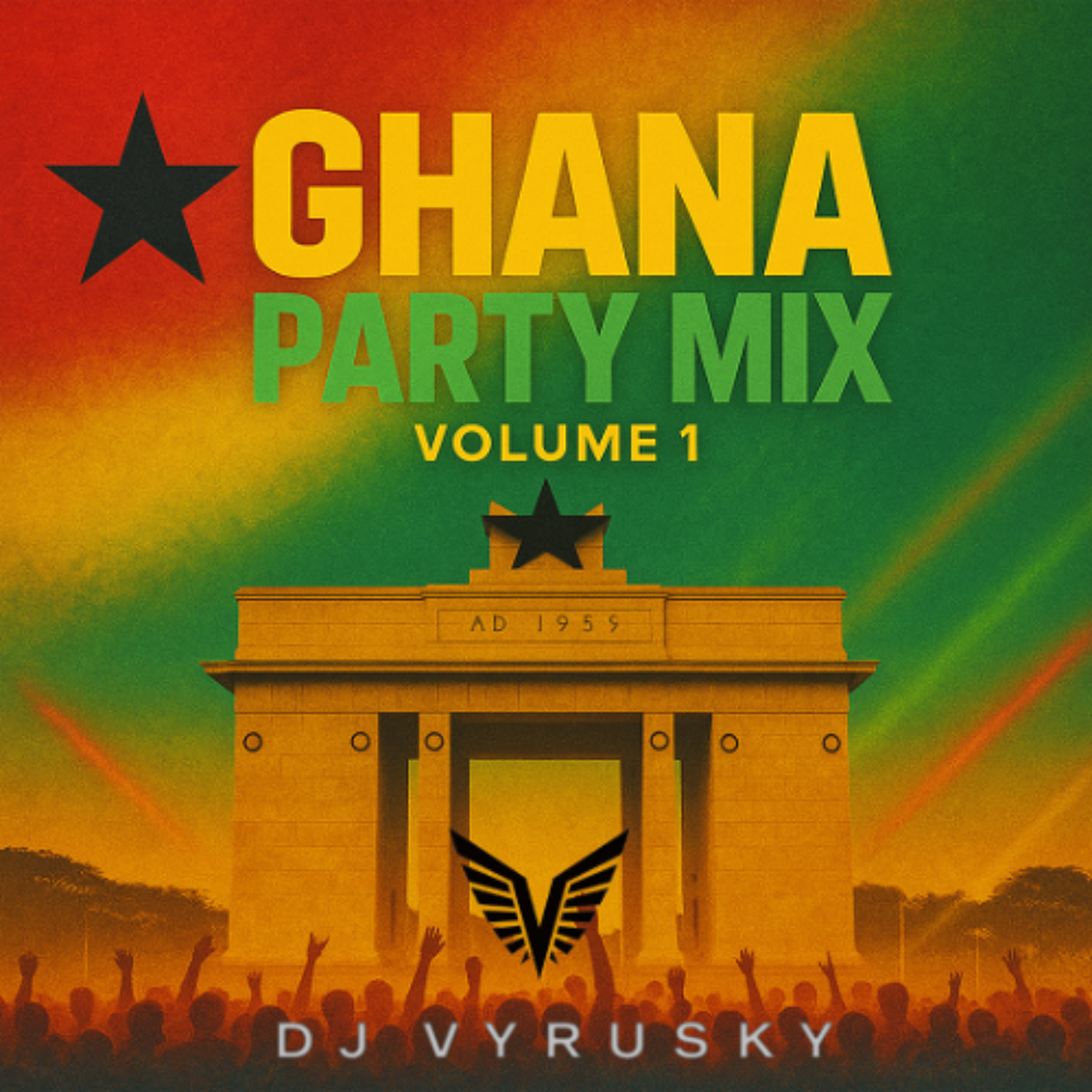 GHANA PARTY MIX (Vol 1) cover art