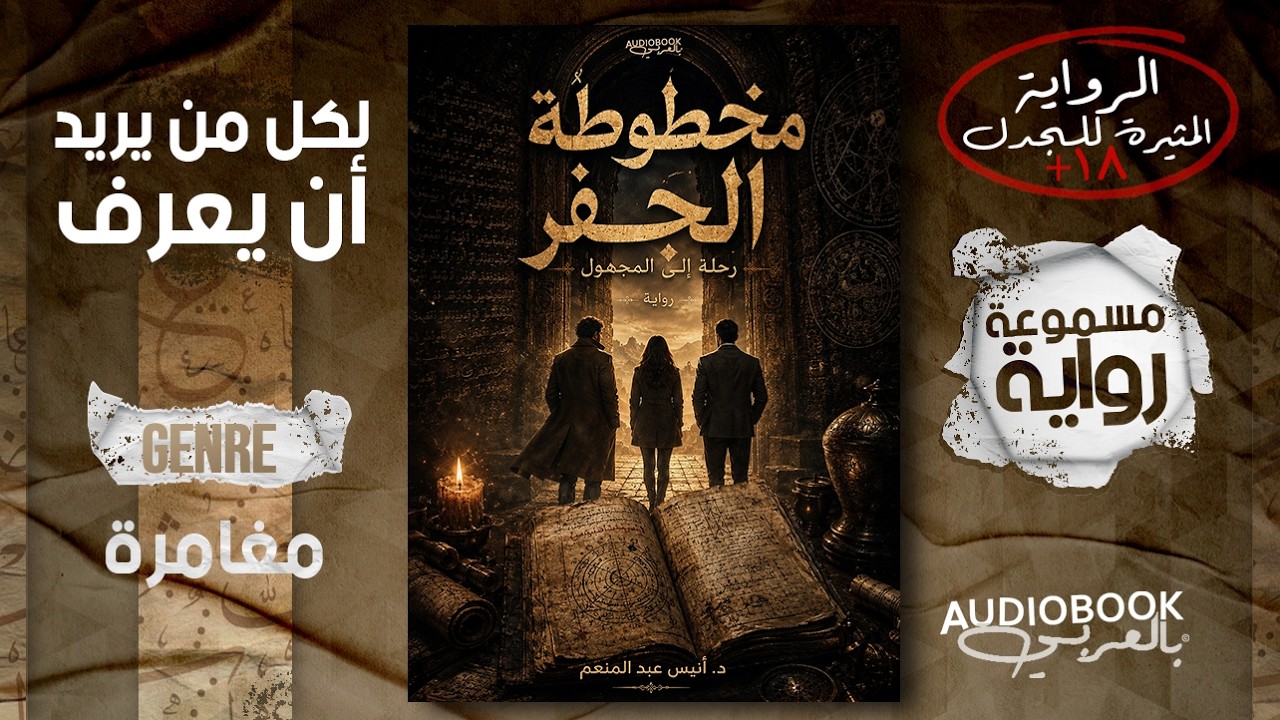 الرواية الممنوعة من النشر | مخطوطة الجفر كاملة (فصحى وعامية مصرية) cover art