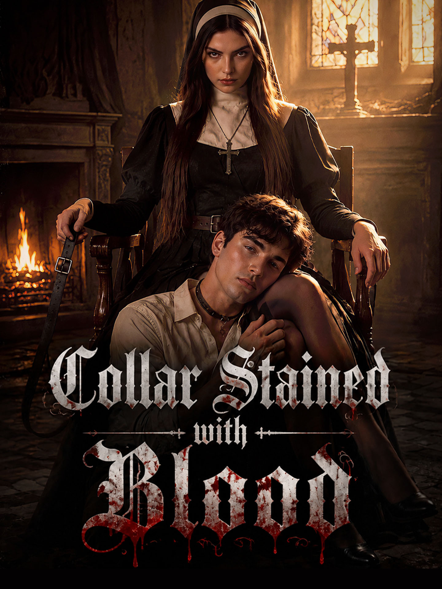 Poster Collar Stained With Blood