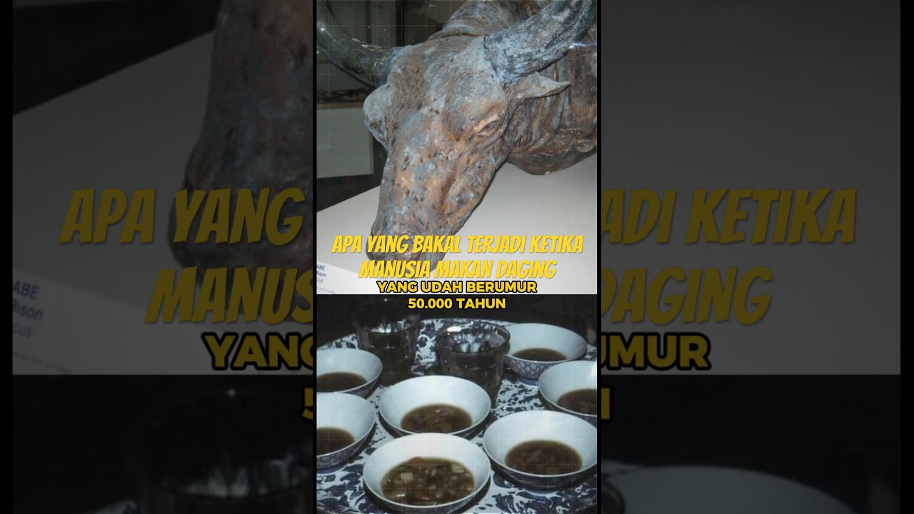 Sejarah aneh: manusia makan mumi bison cover art