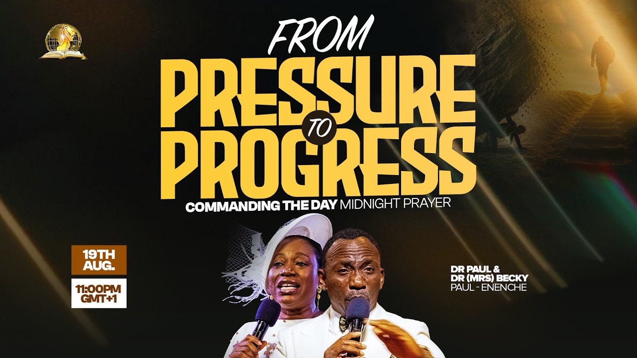 COMMANDING THE DAY MIDNIGHT PRAYER || FROM PRESSURE TO PROGRESS REBROADCAST || 20-08-2026 cover art